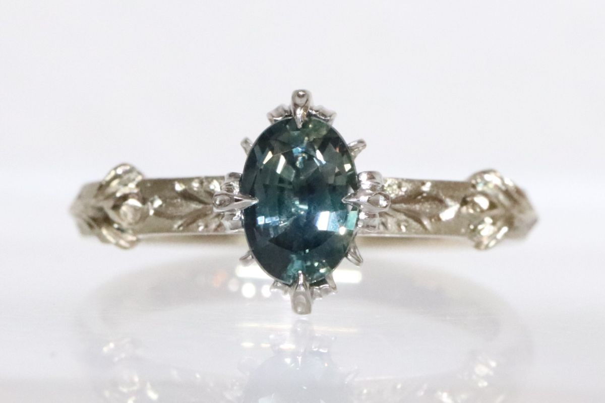 サファイア,アルタイル，指輪,