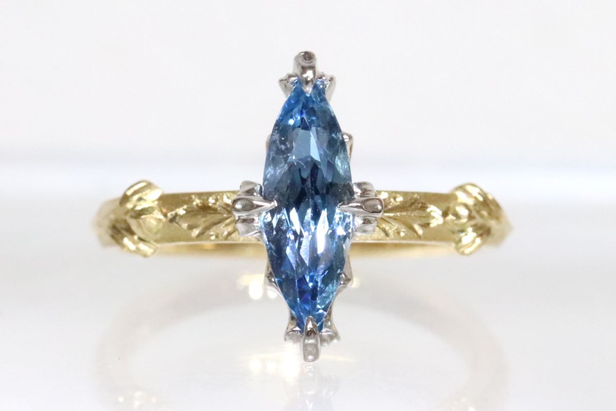 アクアマリン,指輪,