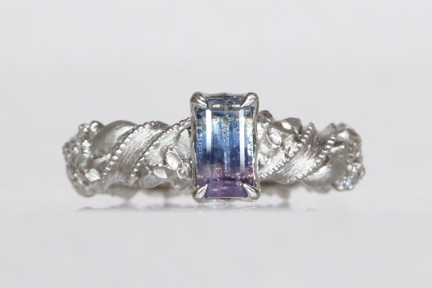 バイカラーサファイア,指輪,