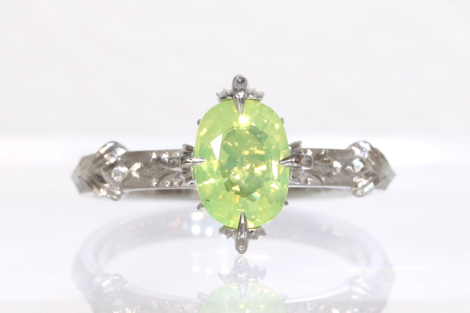 シルキークリソベリル,指輪,