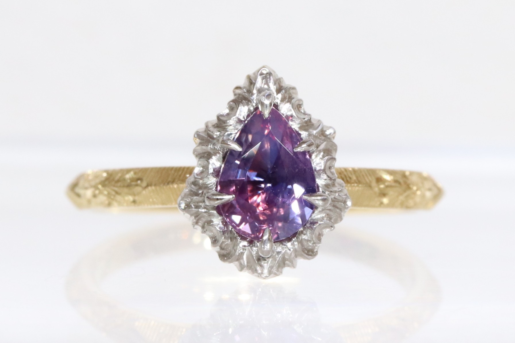 バイカラーサファイア,指輪,